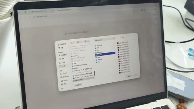 Rap classifier upload interface